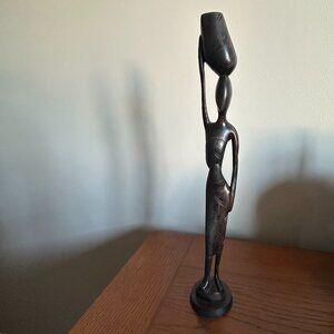 Hand-Carved Senegalese Wood Sculpture - From Senegal - Home Decor